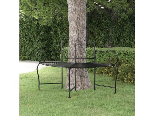 Boombank Staal - Zitbank Buiten - Ontspannen in Tuin