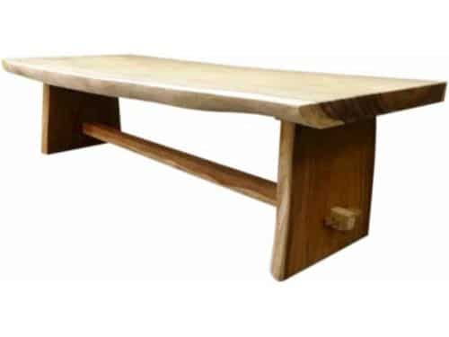 Boomstamtafel 400 x 120 x 77,5 bladdikte 10 cm