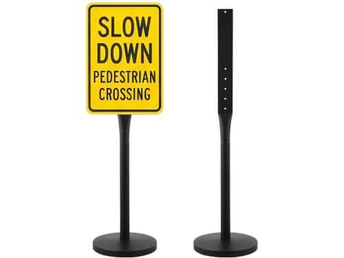 Bordenstandaard - Draagbare posterstandaard - Hoogte 123 cm - Gietijzeren