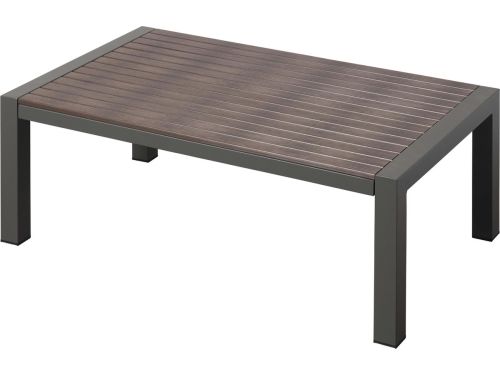 Brulo - aluminium-lounge - Tuintafel - 100 x 60 x