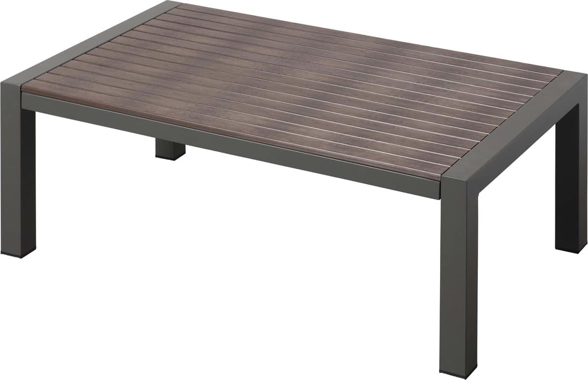 brulo aluminium lounge tuintafel 100 x 60 x