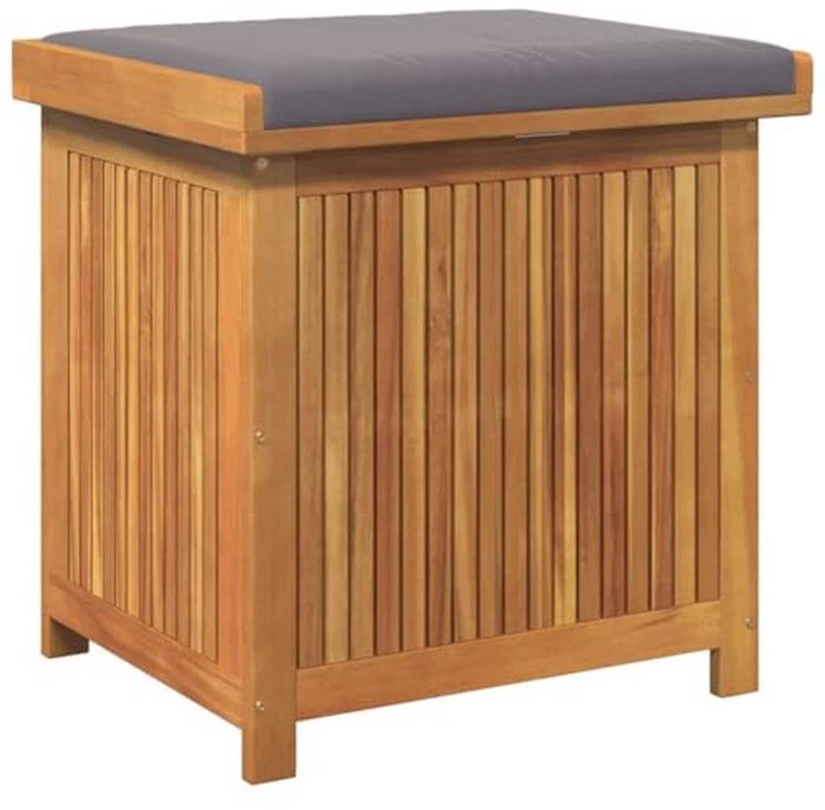 buiten kussenbox van acaciahout 60x50x61cm opbergdoos voor kussens en