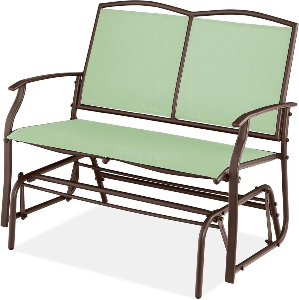 buiten schommelbank patio zweefbank ontspannen in de tuin