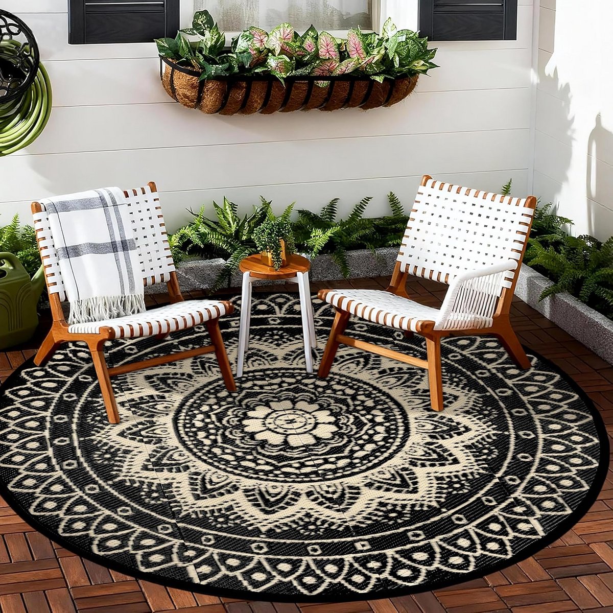 buiten tapijt terras kleed tuin decoratie omkeerbaar