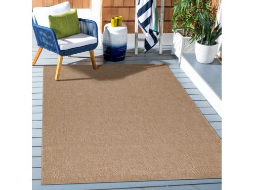 Buitenkleed, beige van kleur, vintage stijl, gemaakt van polypropyleen