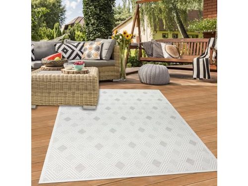 Buitenkleed met ruitpatroon voor tuin en balkon - Robuust en