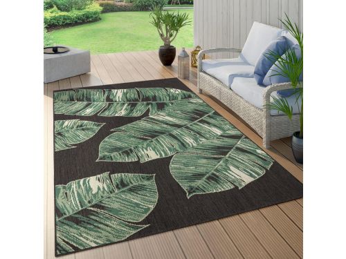 Buitenkleed Palm Jungle Patroon Bohemien voor Balkon en Terras