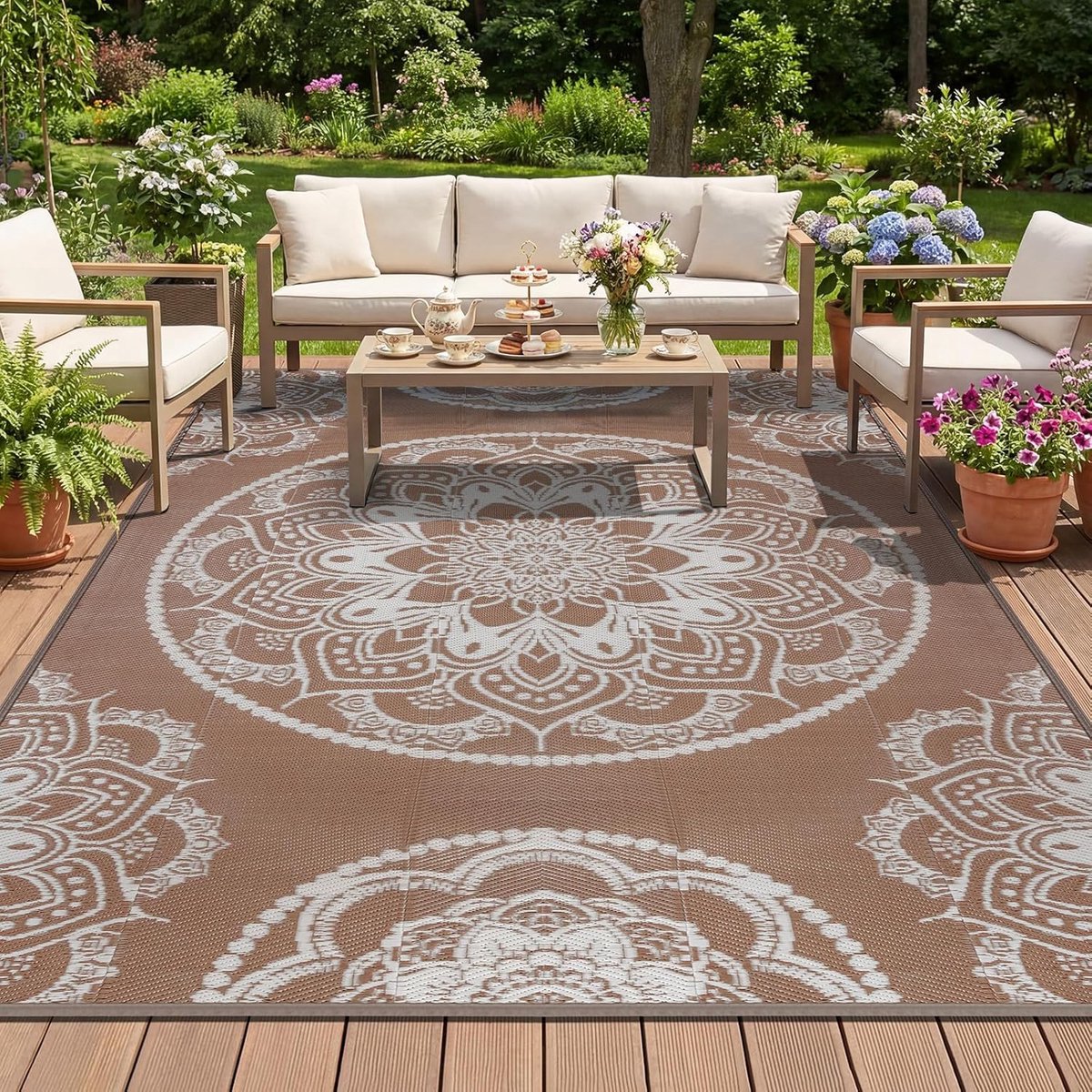 buitenkleed picknickkleed terras buiten genieten waterafstotend materiaal