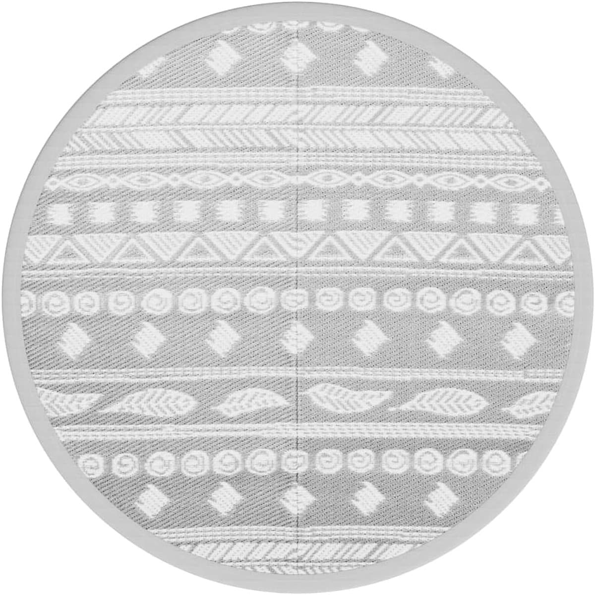 Buitenkleed Rond – Terraskleed Tuinkleed – Buiten Zitten – Dubbelzijdig