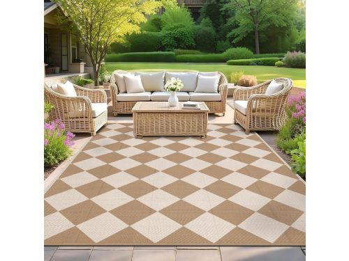 Buitenkleed - Tuinmat - Terras Balkon Camping - Omkeerbaar UV-bestendig