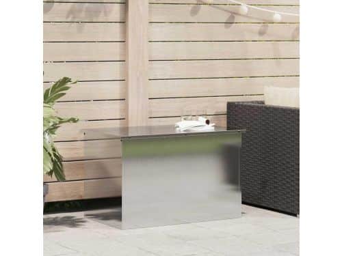 Buitenopbergbox - Tuinbox Dekbox - Terras Balkon - Roestvrij Staal