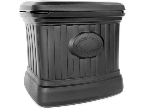 Buitenopbergbox zoutbak sneeuwvrijmaken zwart