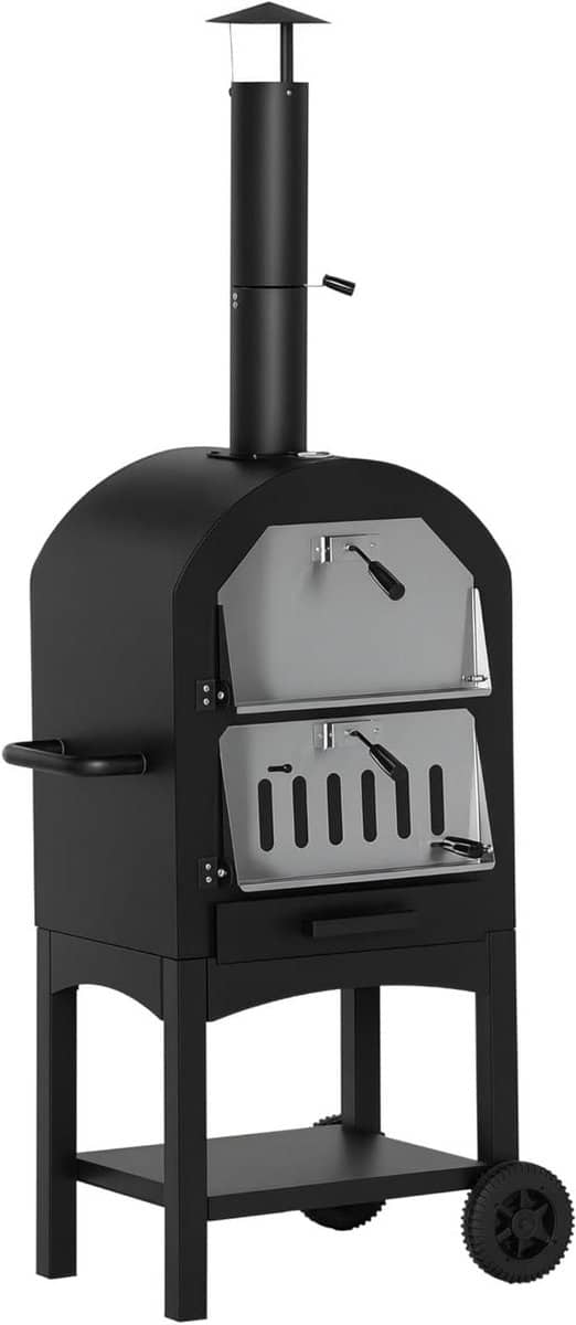 buitenoven pizzaoven barbecue grilloven houtskooloven