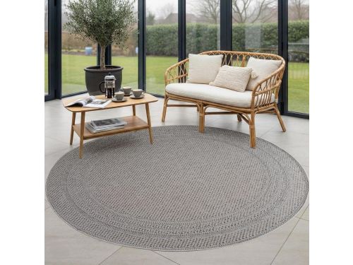 Buitentapijt Rond - Terrastapijt Buitenkleed - Buiten Zitten - Weerbestendig