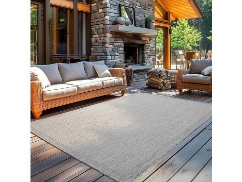 Buitentapijt Weerbestendig - Platgeweven Vloerkleed - Balkon en Tuin