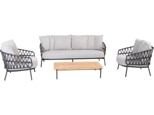 Calpi stoel bank loungeset 4 delig rope 4 Seasons Outdoor