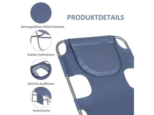 Campingbed - Ligbed - Outdoorbed - Kampeerbed - Klapbed