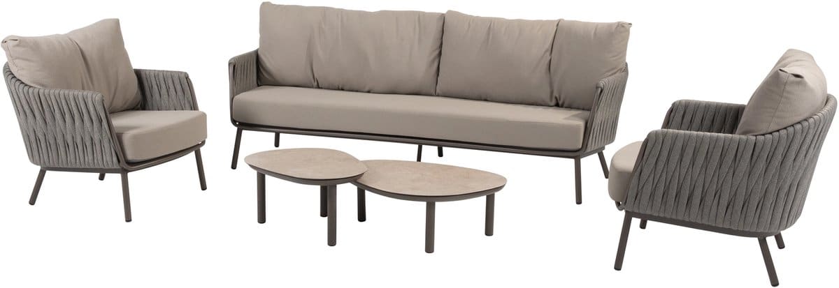 cannes loungeset met monroe koffietafels 4 seasons outdoor