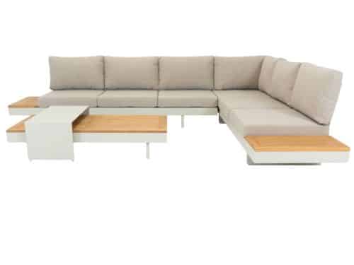 Capetown hoek loungeset 4 delig latte