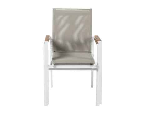 Central Park Tuinstoel Bonifacio Stapelbaar Aluminium/textileen Taupe