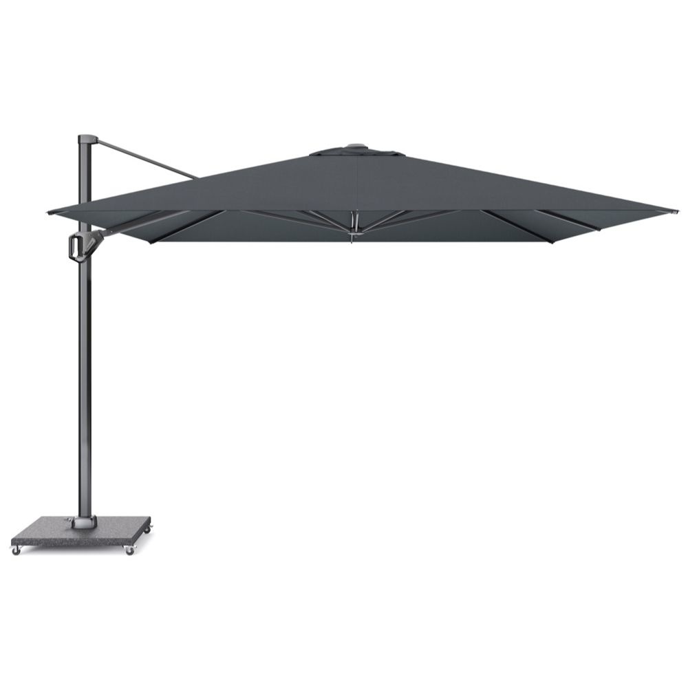 challenger t¹ zweefparasol premium doek | 350x350cm | faded black