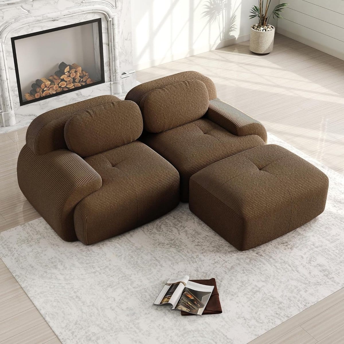 cloud sofa loungebank ontspanning thuis extra diepe