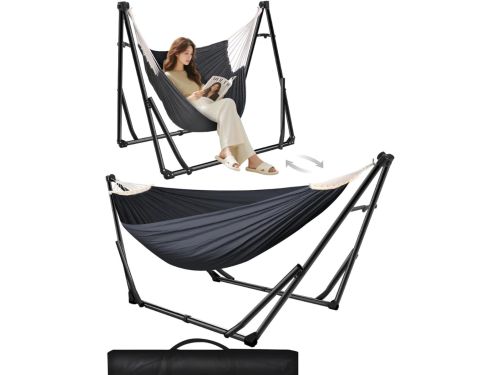 CLVP® Hangmat met Standaard - Hangstoel - Inklapbaar