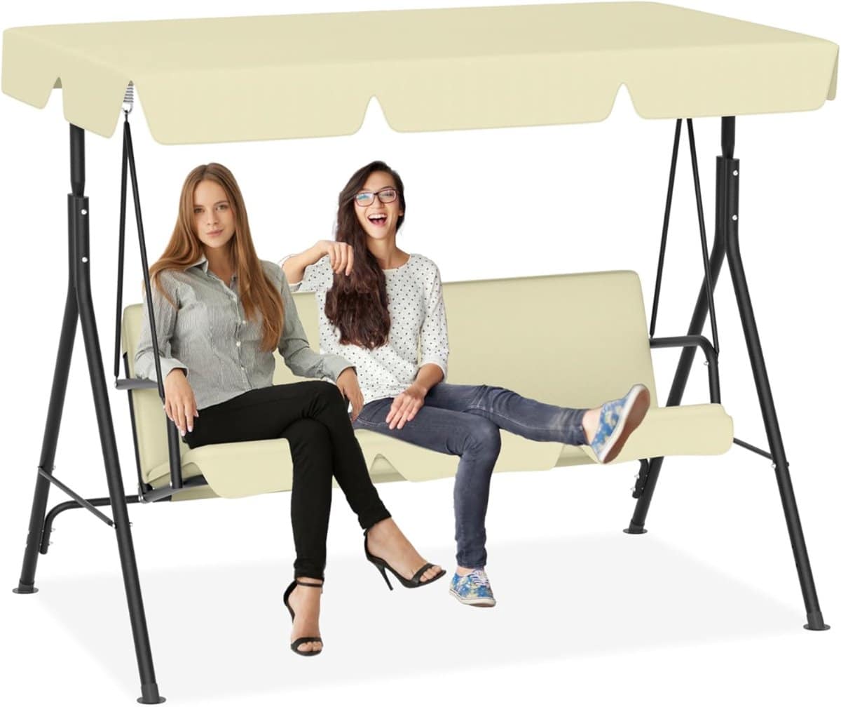 clvp® schommelbank 3 persoons loungeset tuinmeubels