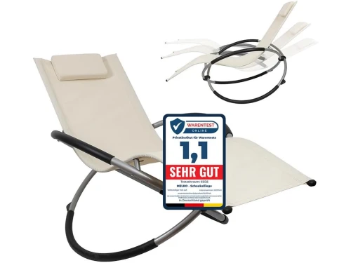 Comfortabele Relaxstoel - Inklapbaar Ligbed - Tuin en Terras