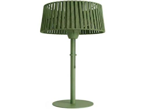 Compacte Infrarood Terrasverwarmer 1500W - Saliegroen met Kantelbeveiliging