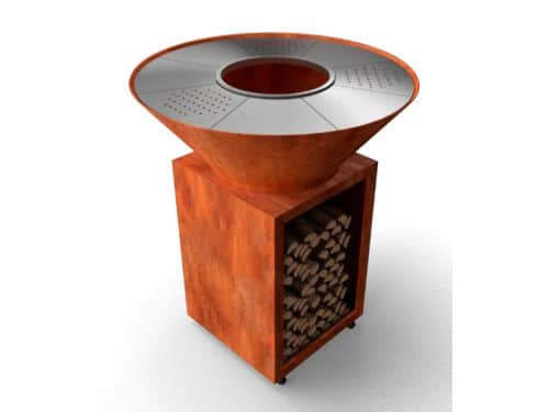 CookNFire Coni Grill Cortenstaal Geroba - Geroba