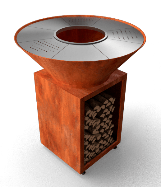 cooknfire coni grill cortenstaal geroba geroba