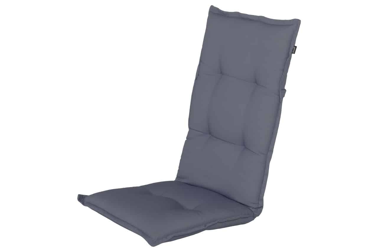 cuba graphite blue hoge rug kussen 123x50x8 cm hartman hartman