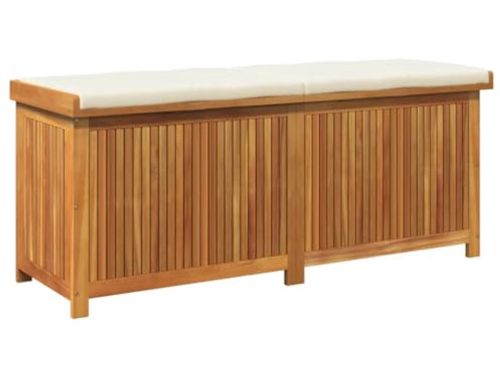 Cushion Box 150x50x60.5cm van Massief Acaciahout - Opbergdoos voor Kussens