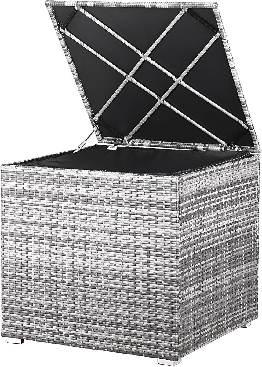 cushion box 318 l waterproof for garden and balcony 75x75x70cm