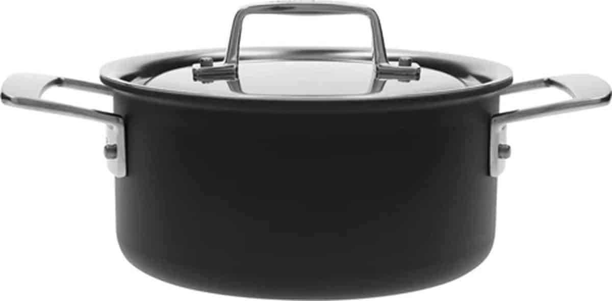 demeyere black 5 kookpot met deksel d18cm 2.2l