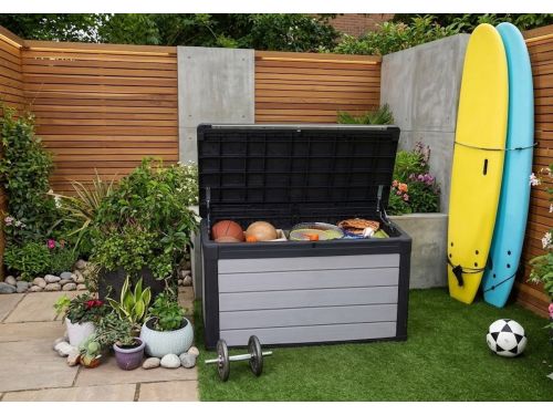 Denali Luxe Kussenbox 380L - Weerbestendige Opbergbox voor Tuin en