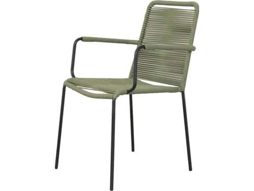Denver Rope stapelbare tuinstoel - Groen