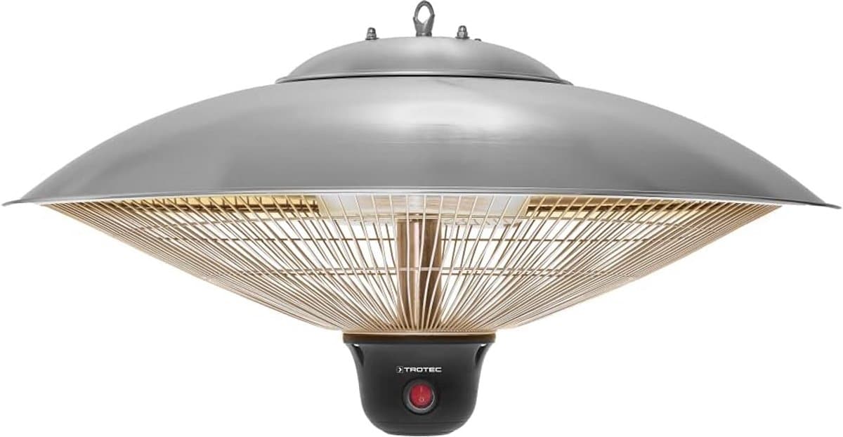 design infrarood plafondstraler 2000w met 3 warmtestanden en afstandsbediening