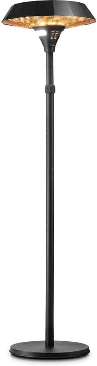 design terrasverwarmer met afstandsbediening | instelbaar vermogen tot 2100w