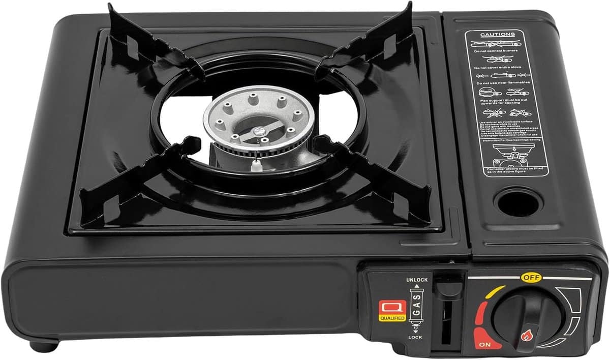 draagbare gasbrander outdoor kooktoestel kamperen picknicken inclusief