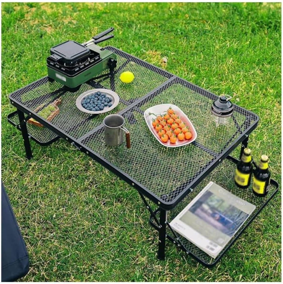 draagbare klaptafel lichtgewicht tafel buitenactiviteiten in hoogte