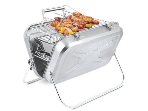 Draagbare Opvouwbare Houtskool BBQ Grill voor Outdoor Koken