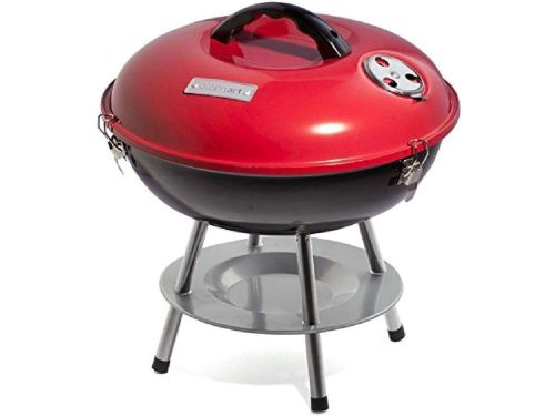 Draagbare Stalen Houtskoolgrill 14 Inch - Compact en Efficiënt voor