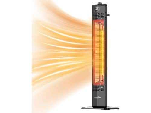 Draagbare Terrasverwarming Buiten Infrarood 1500W met 3 Warmtestanden IPX5