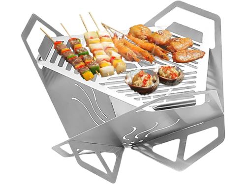 Draagbare Vuurplaats - Inklapbare Haard - Buiten Verwarmen - Plat