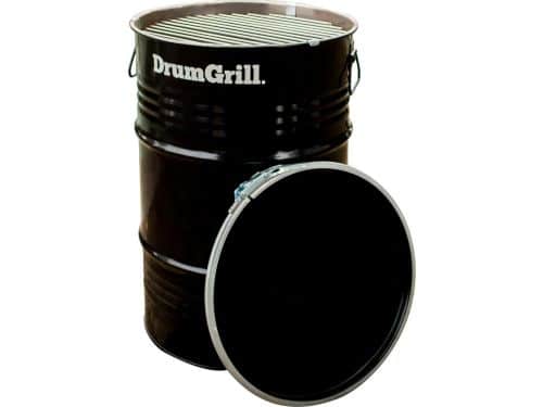 Drumgrill Small - Houtskoolbarbecue - Zwart Staal - Ø40x58 cm