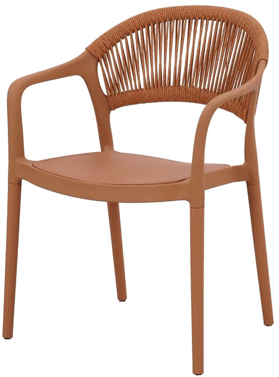 ds4u liv stapelbare tuinstoel terracotta