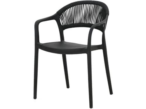 DS4U - Liv stapelbare tuinstoel - zwart