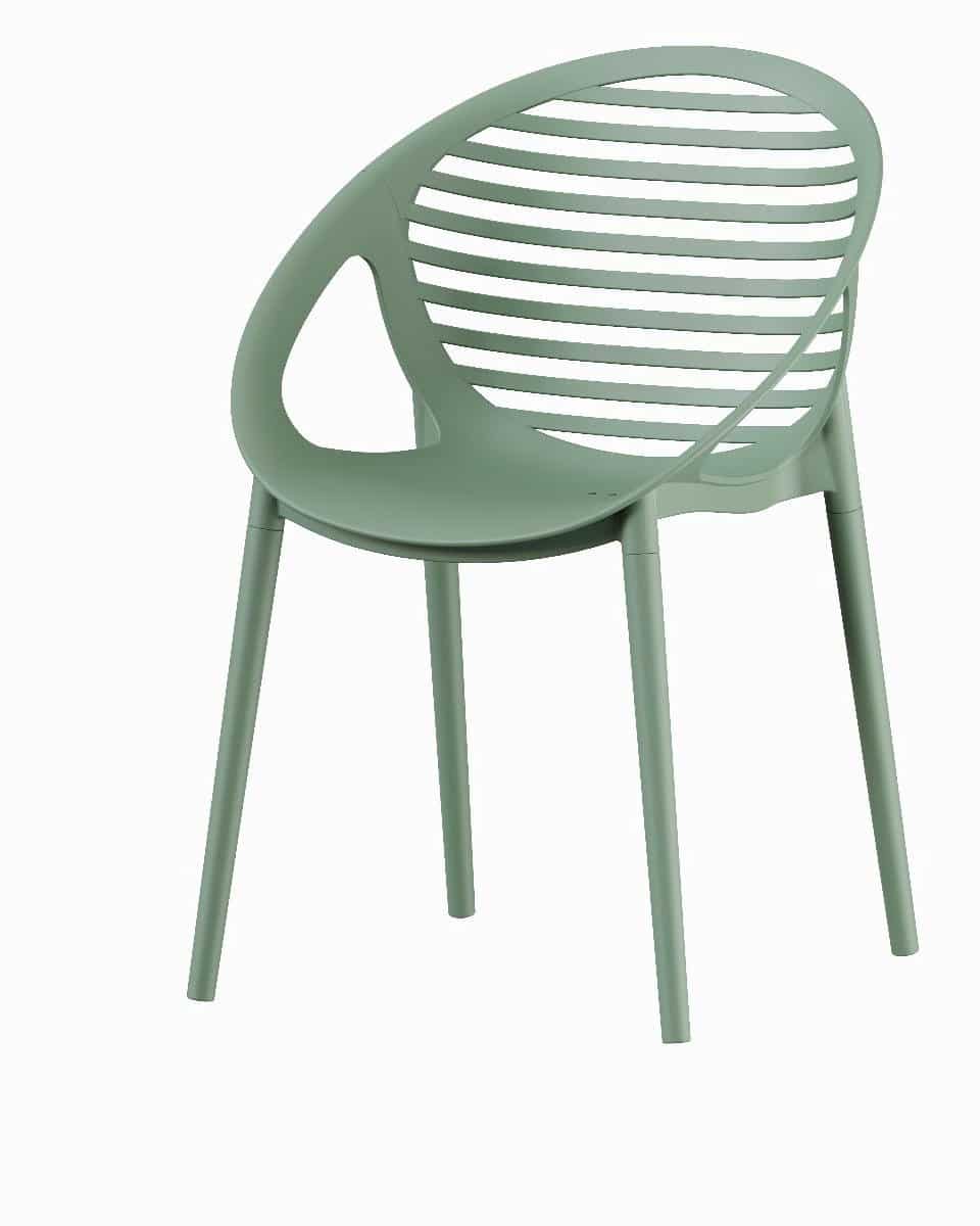 ds4u stijn stapelbare tuinstoel groen